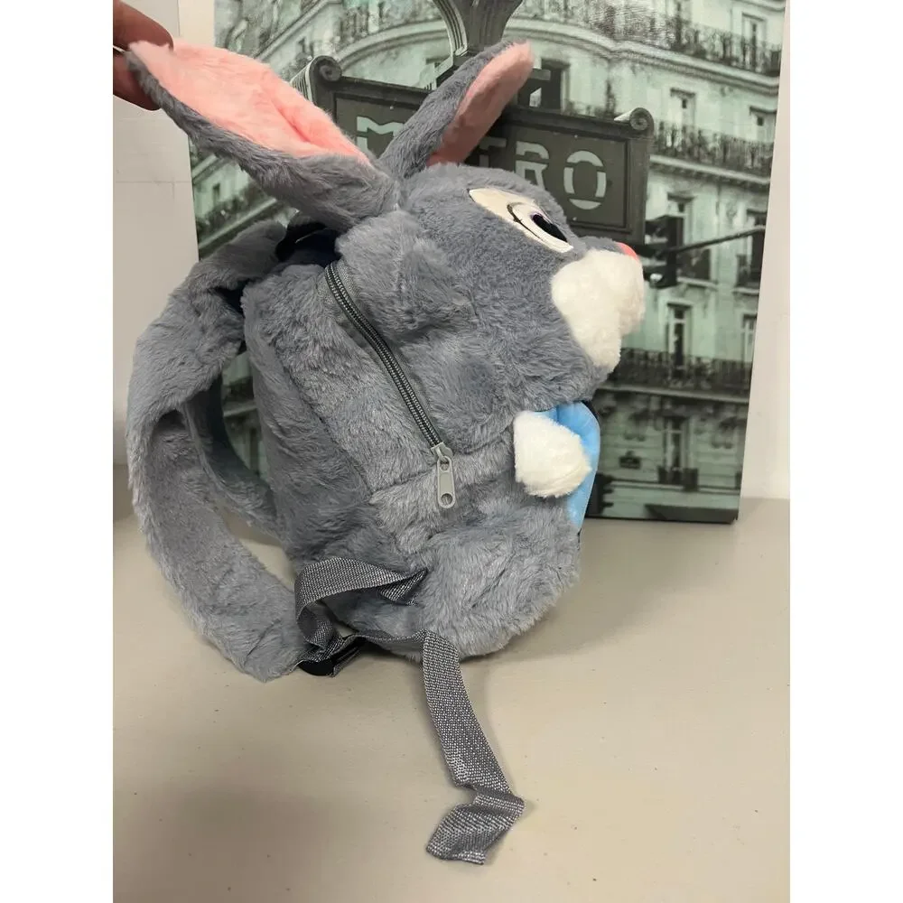 The Cartoon Judy Rabbit Plush Kids Backpack Cute Animal Shoulder Bag
